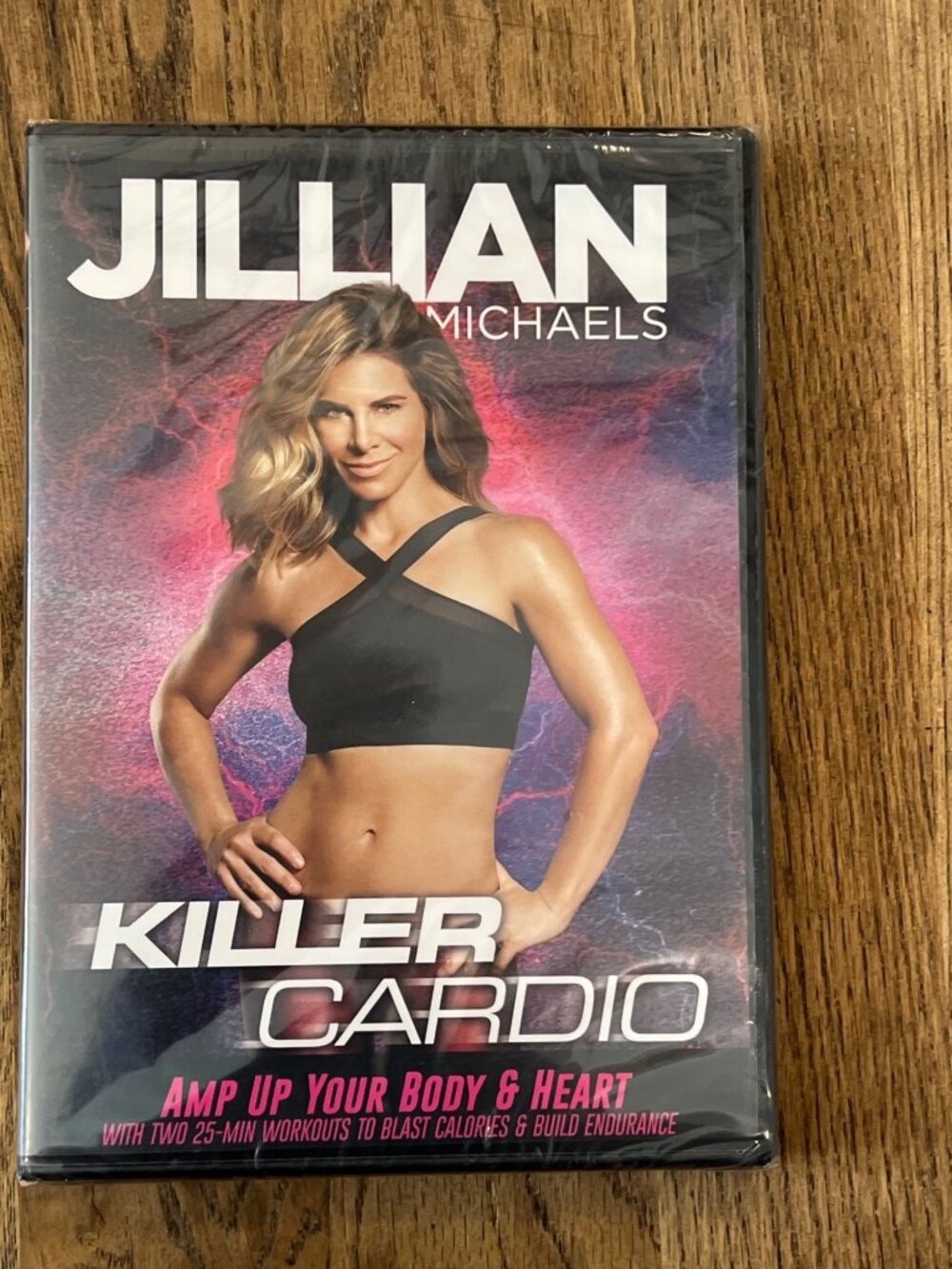Jillian Michaels Killer Cardio 2017 Workout DVD Two 25-Minute Workouts New Seale